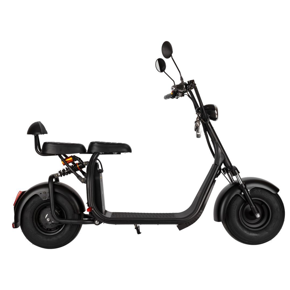 Электроскутер Citycoco GT X7 PRO Черный матовый (2000W) Off Road 1