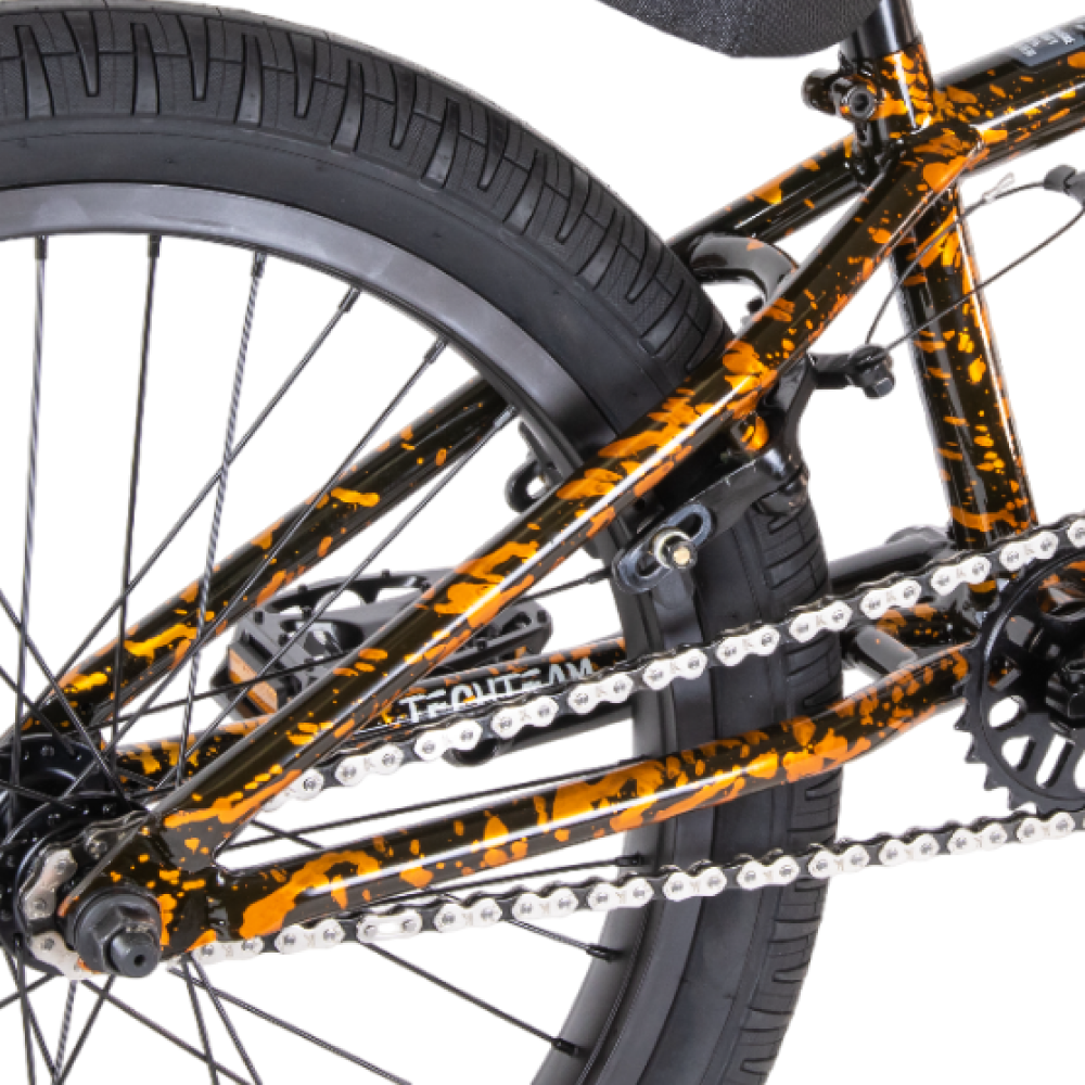 Велосипед BMX Tech Team Grasshopper 2024 20"х20,4" оранжево-черный 7